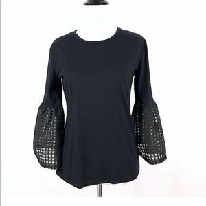 Stella & Dot Black Bianca Top